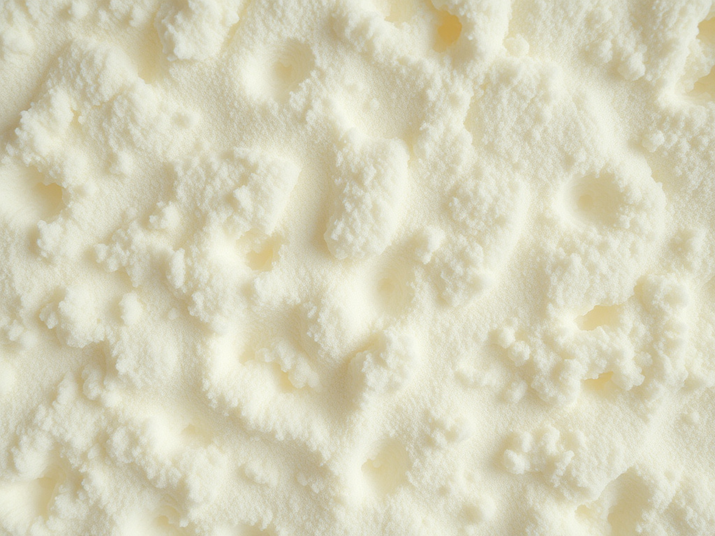 Close-up texture of cured spray foam insulation material